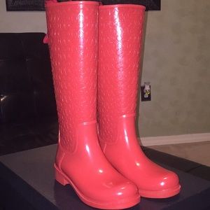 Coach tall rainboots